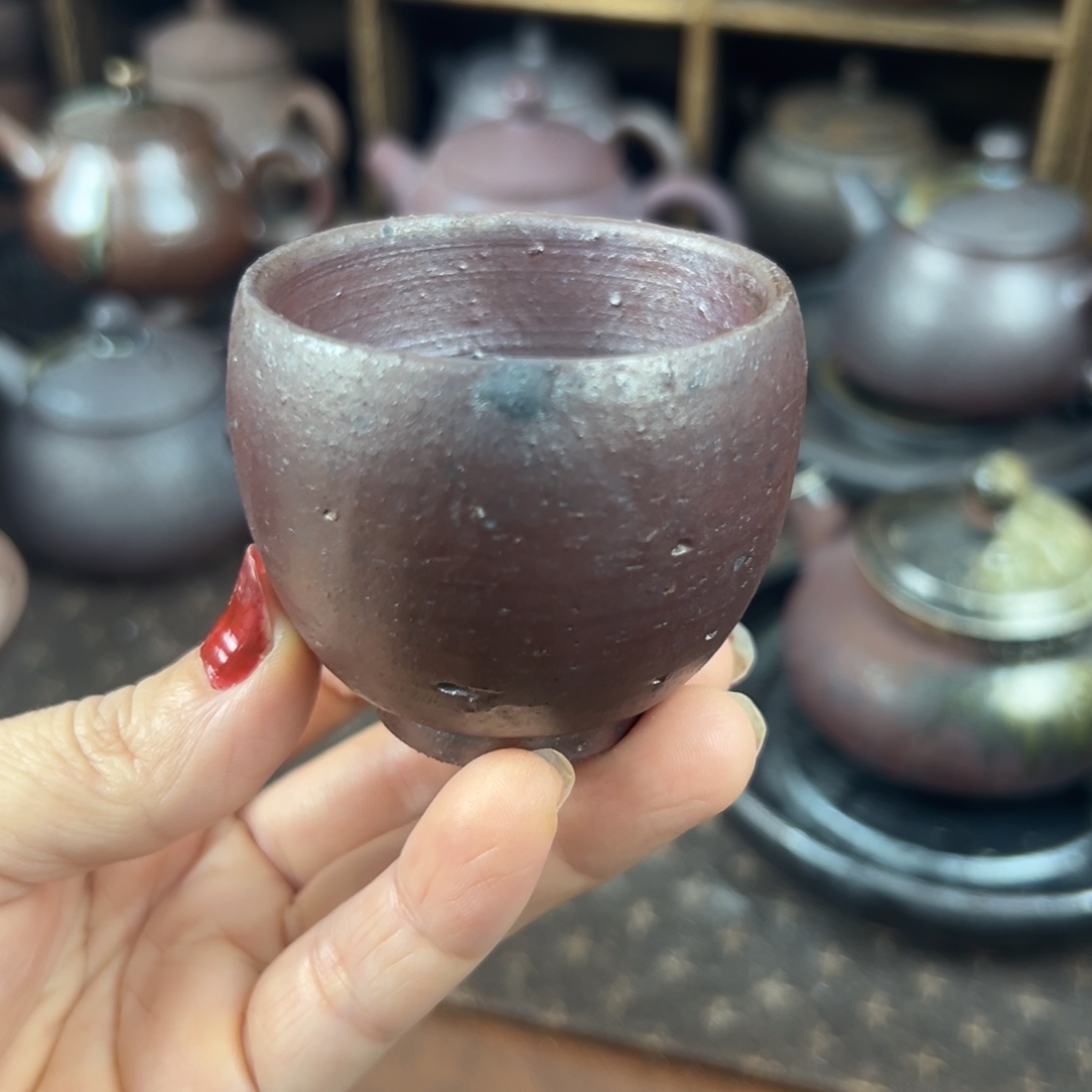 柴烧柴烧茶器主人杯