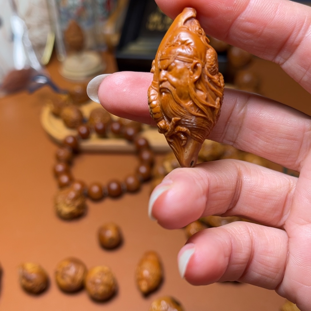 虚****手串/手链橄榄核关公单子