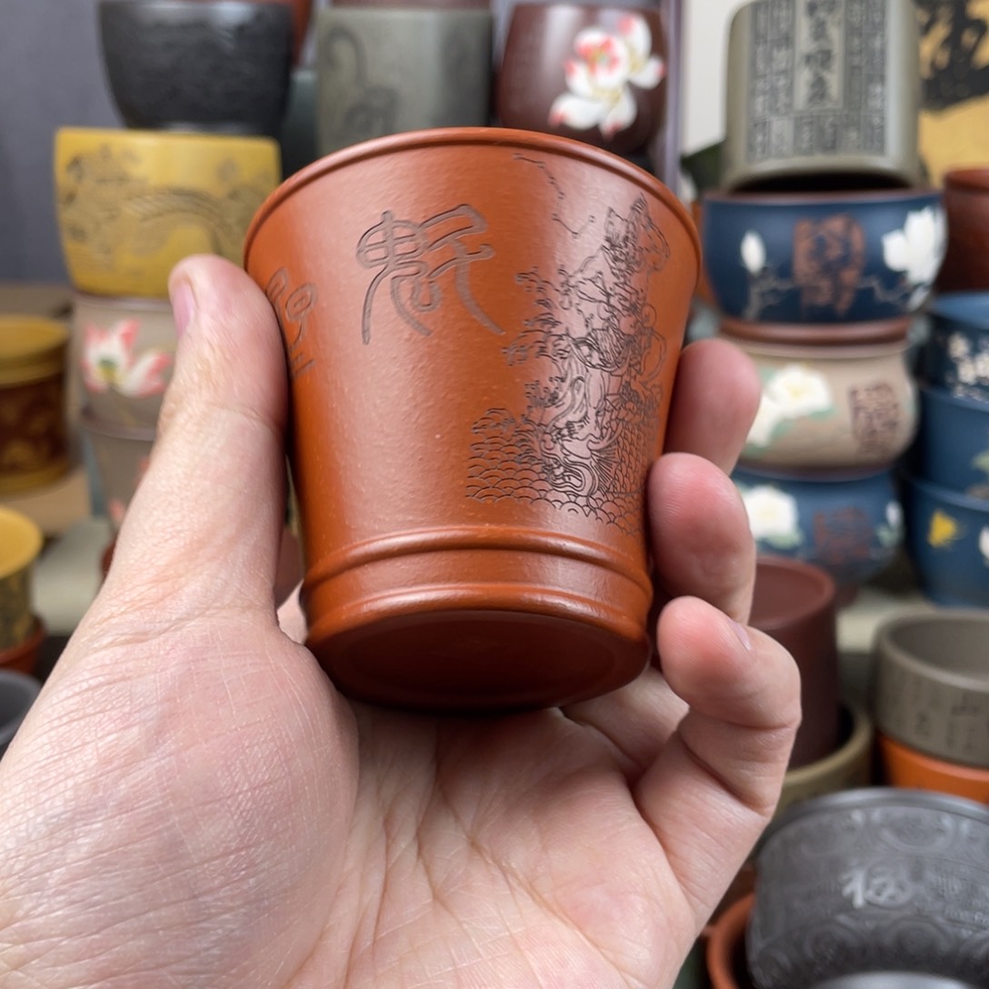 紫砂茶杯紫砂茶杯