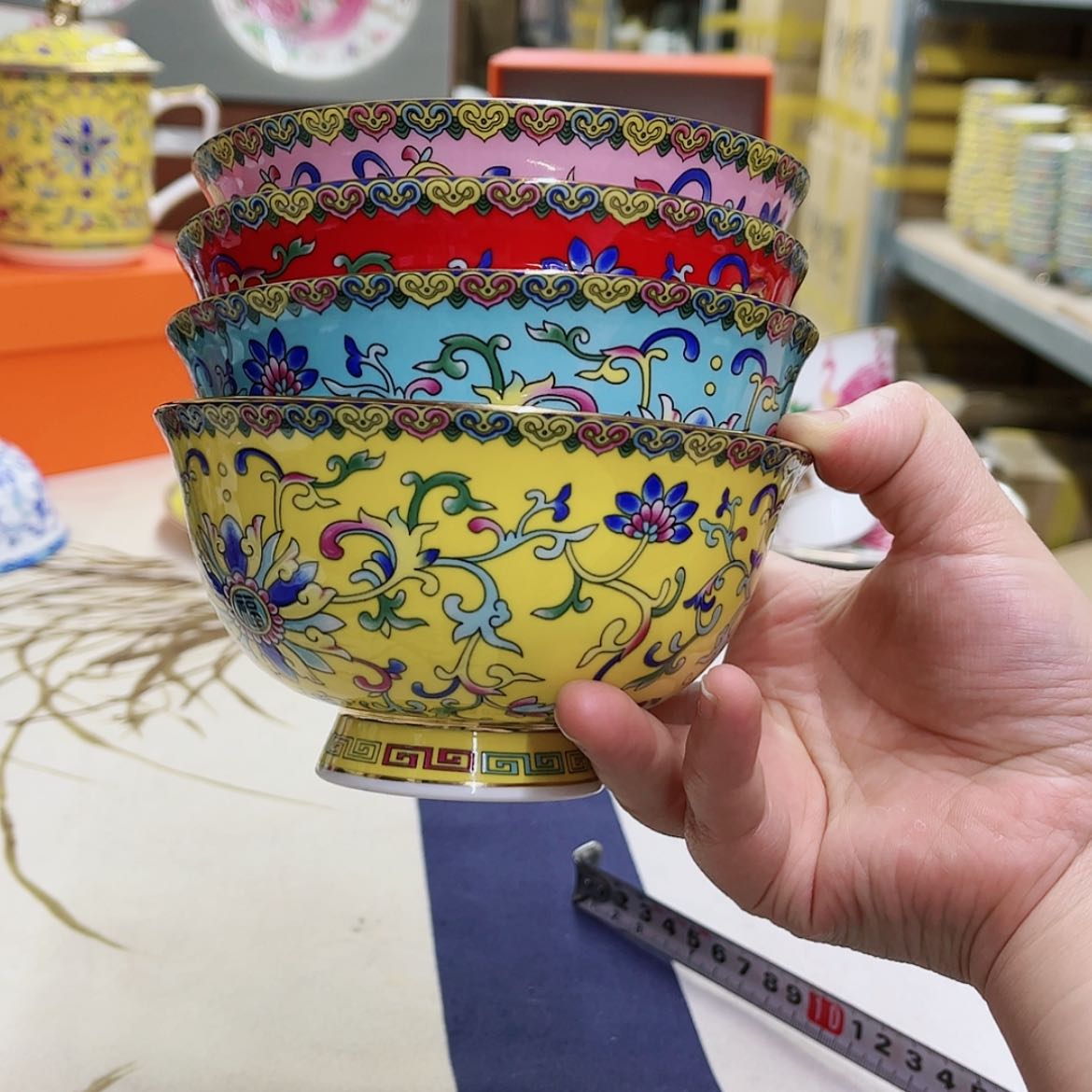 【闪购商品】骨瓷4.5英寸4混。。。。。