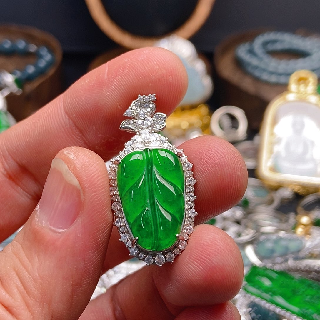 翡翠吊坠(不含链)未镶嵌?****763吊坠