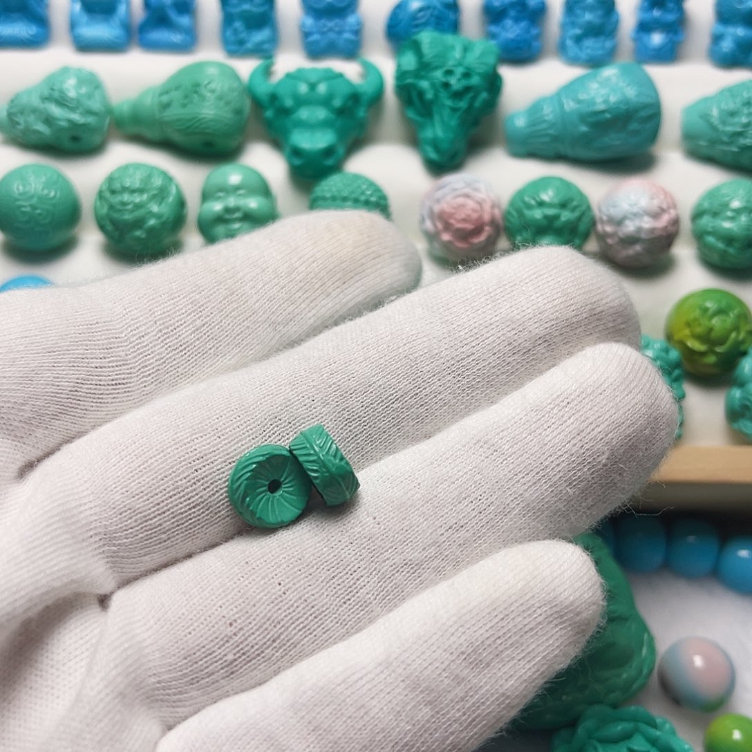 尺寸卡10羽毛扣一对