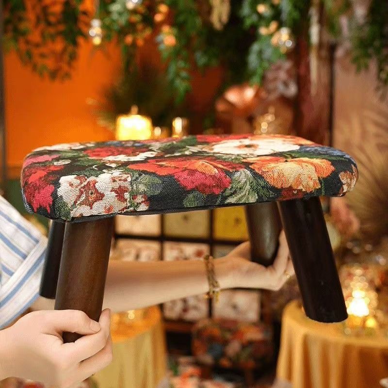 店铺福利复古凳子沙发板凳子家用儿童换鞋凳有问题联系儿童凳子