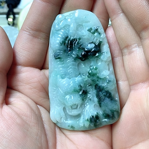 翡翠颈饰未镶嵌天然缅甸翡翠a货