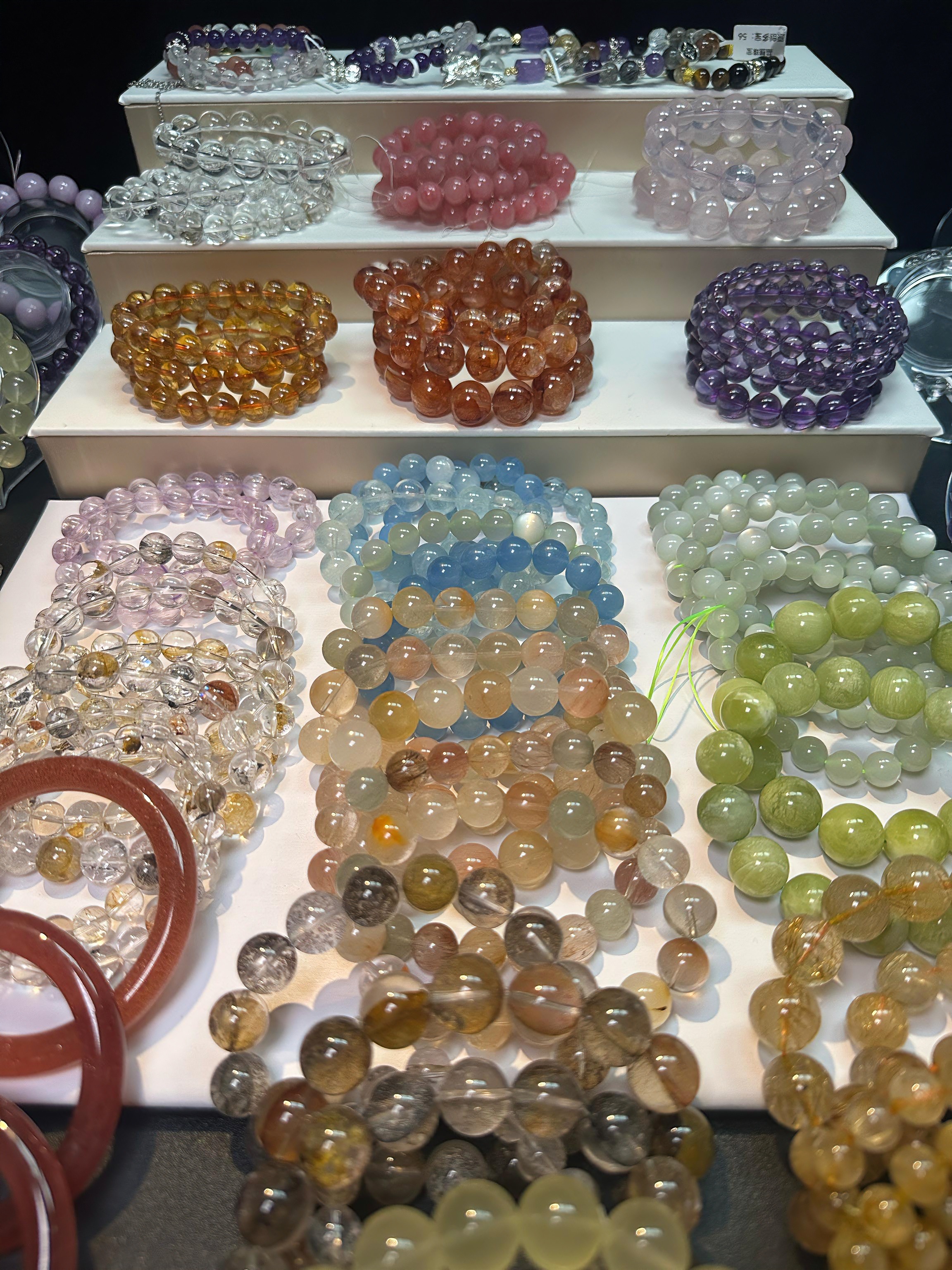 一号链接直播链接天然水晶手串圆珠单多圈手链（多样性发其一）