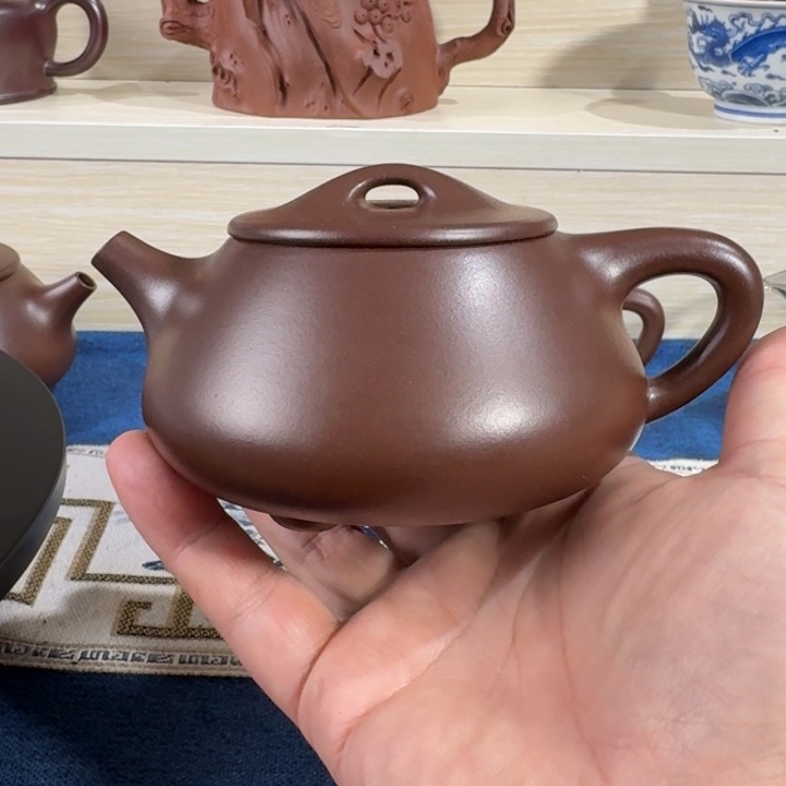 你***。壶紫砂全手工底槽清景州石瓢