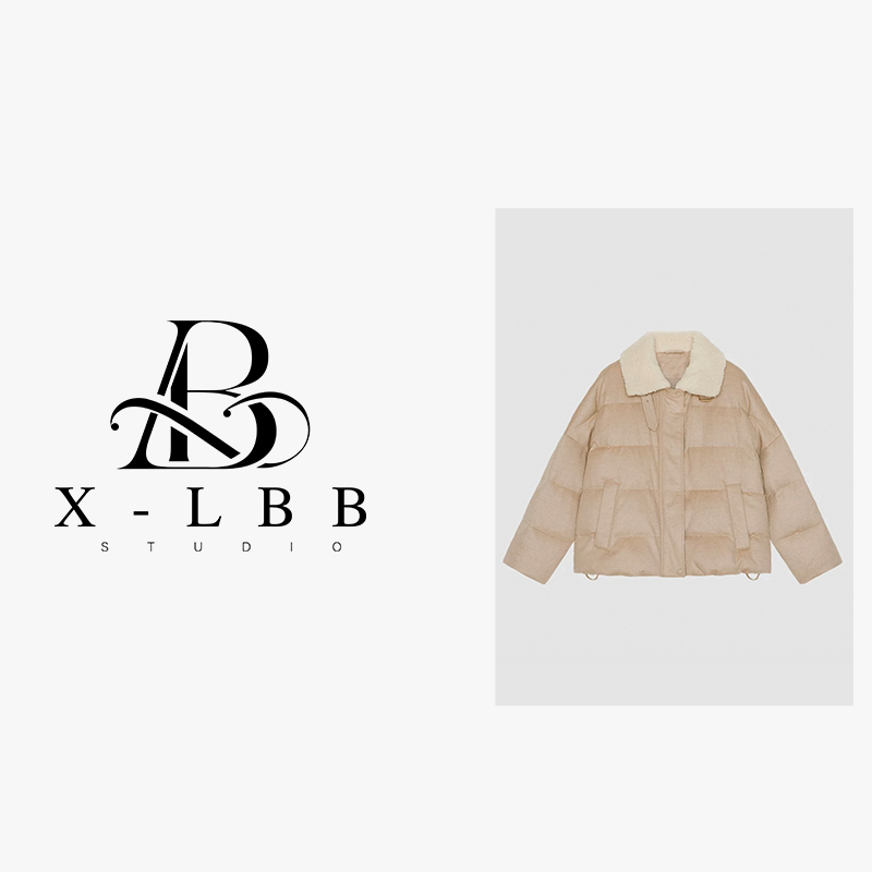 预售N1504 丝驼绒羽绒大衣羽绒服