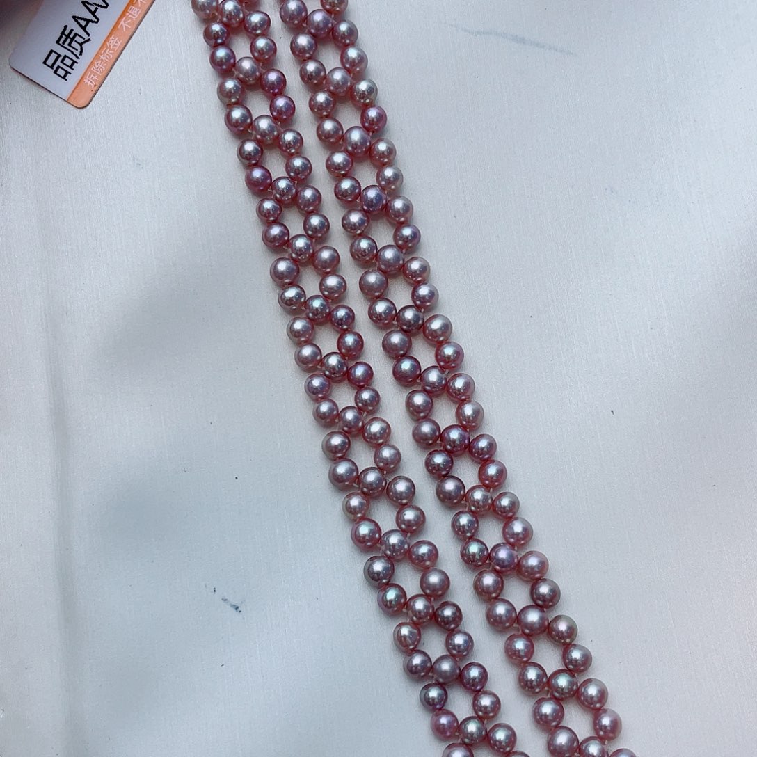 淡水珍珠未镶嵌颈饰w19