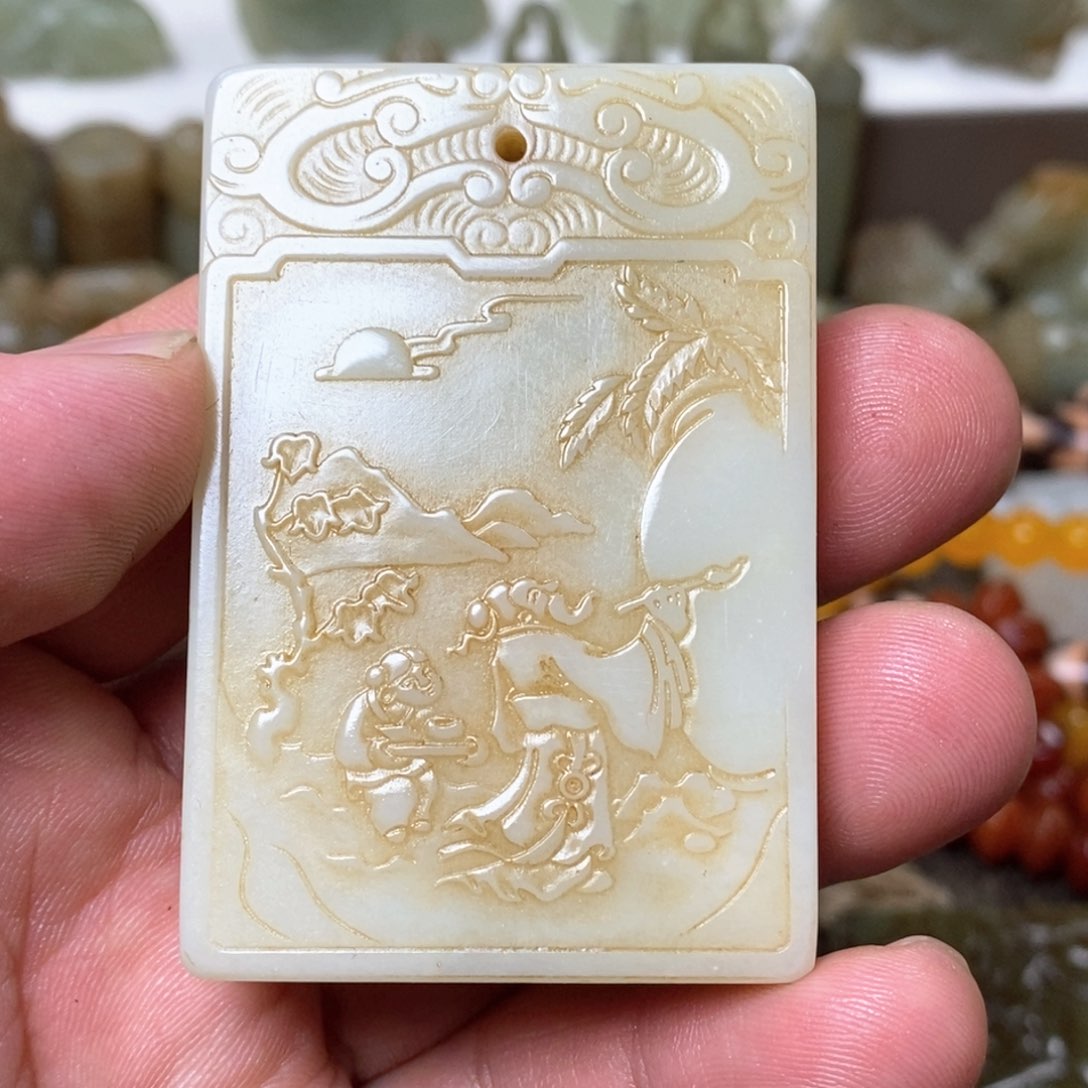 和田玉颈饰未镶嵌用****5