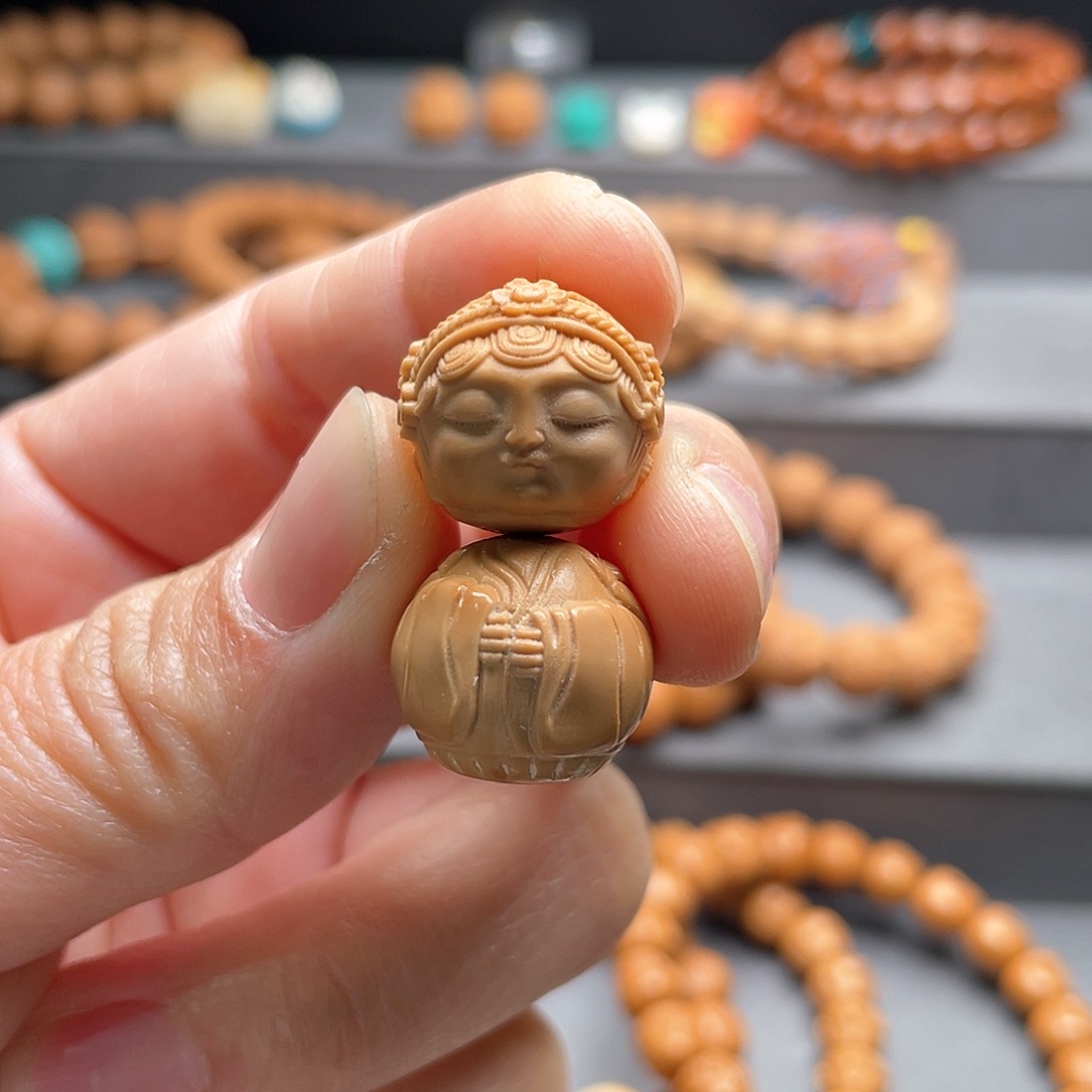 猴头核桃吊坠*️*青衣提溜