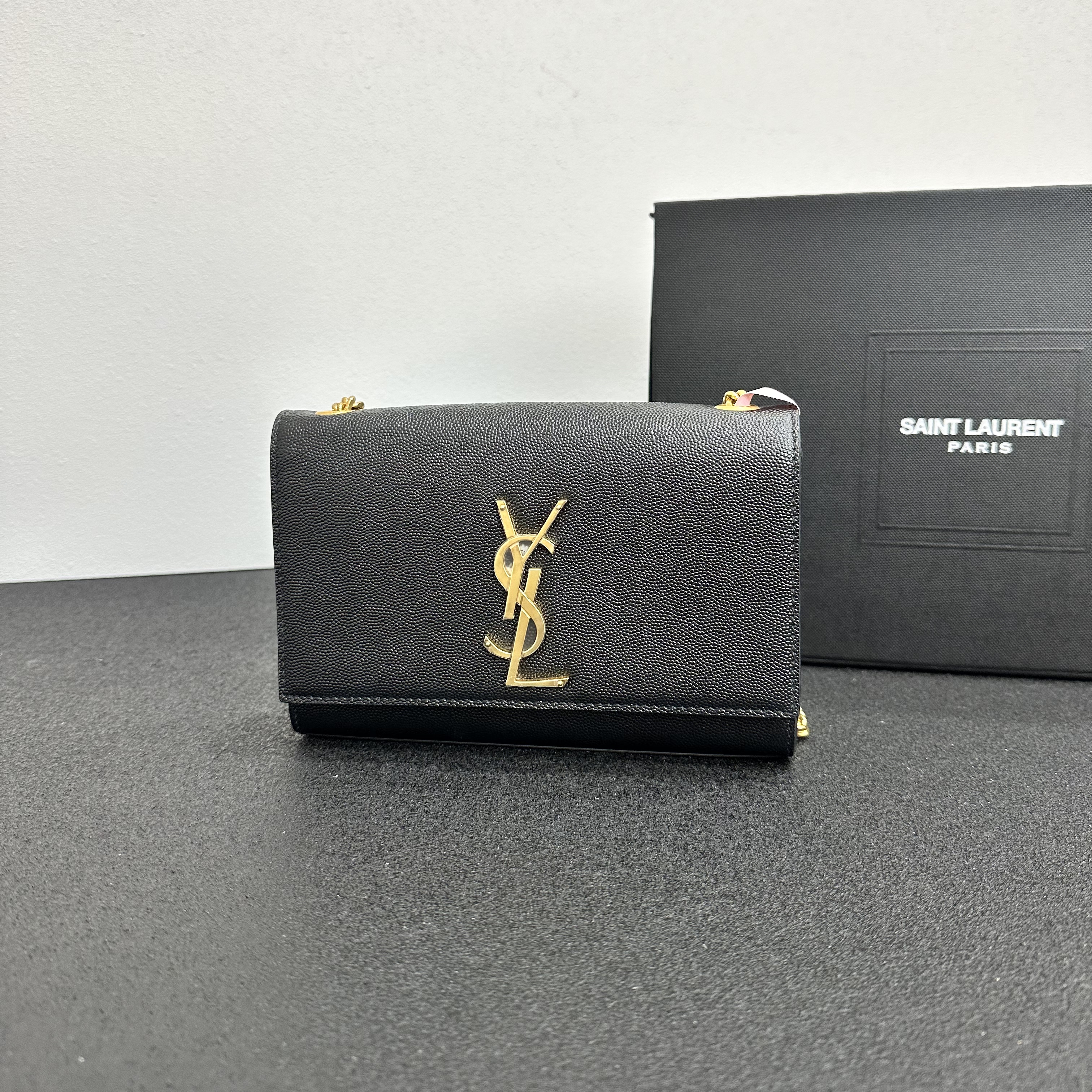 未使用 YSL/圣罗兰 壹所/kate 鱼子酱 小号 黑金 闲置 双12活动