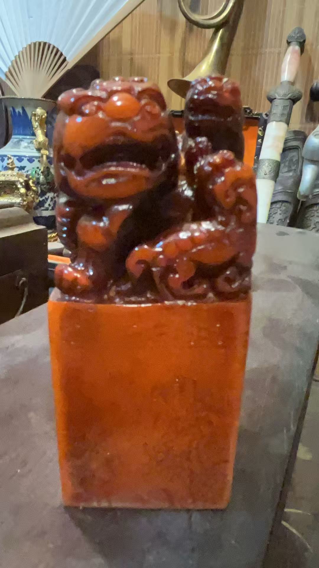 精品小章一个摆件