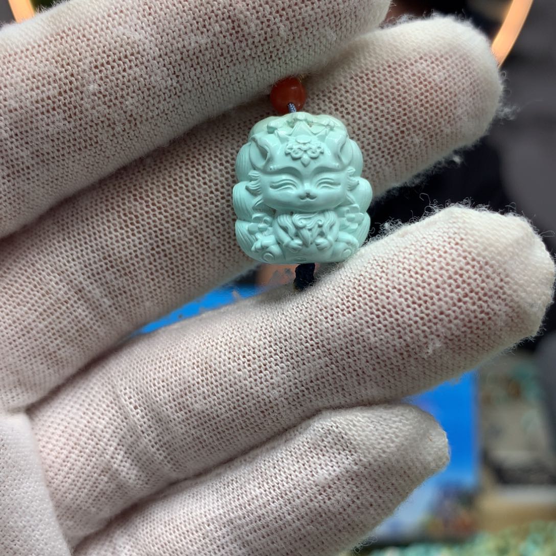 绿松石挂件未镶嵌