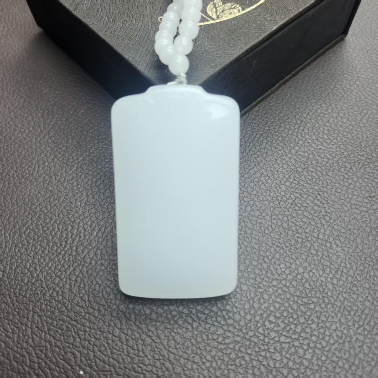 高品质精美无事牌吊坠-牌头纹路-百搭-时尚-精美-大气-雕刻精致