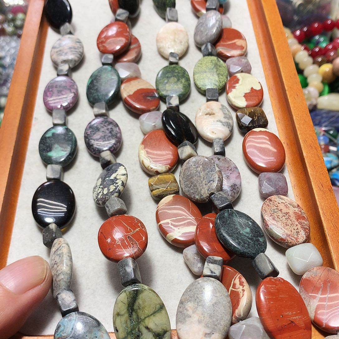 未镶嵌手串玛瑙/玉髓六条散珠