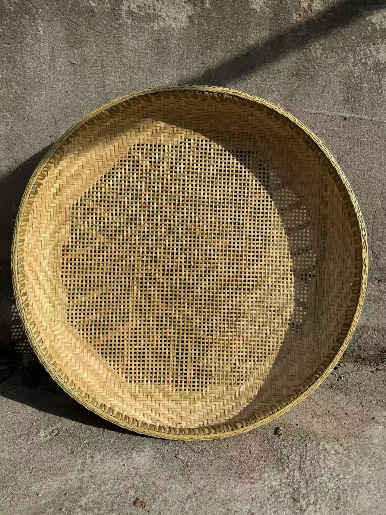 大眼粗孔筛子(金竹纯手工编织)