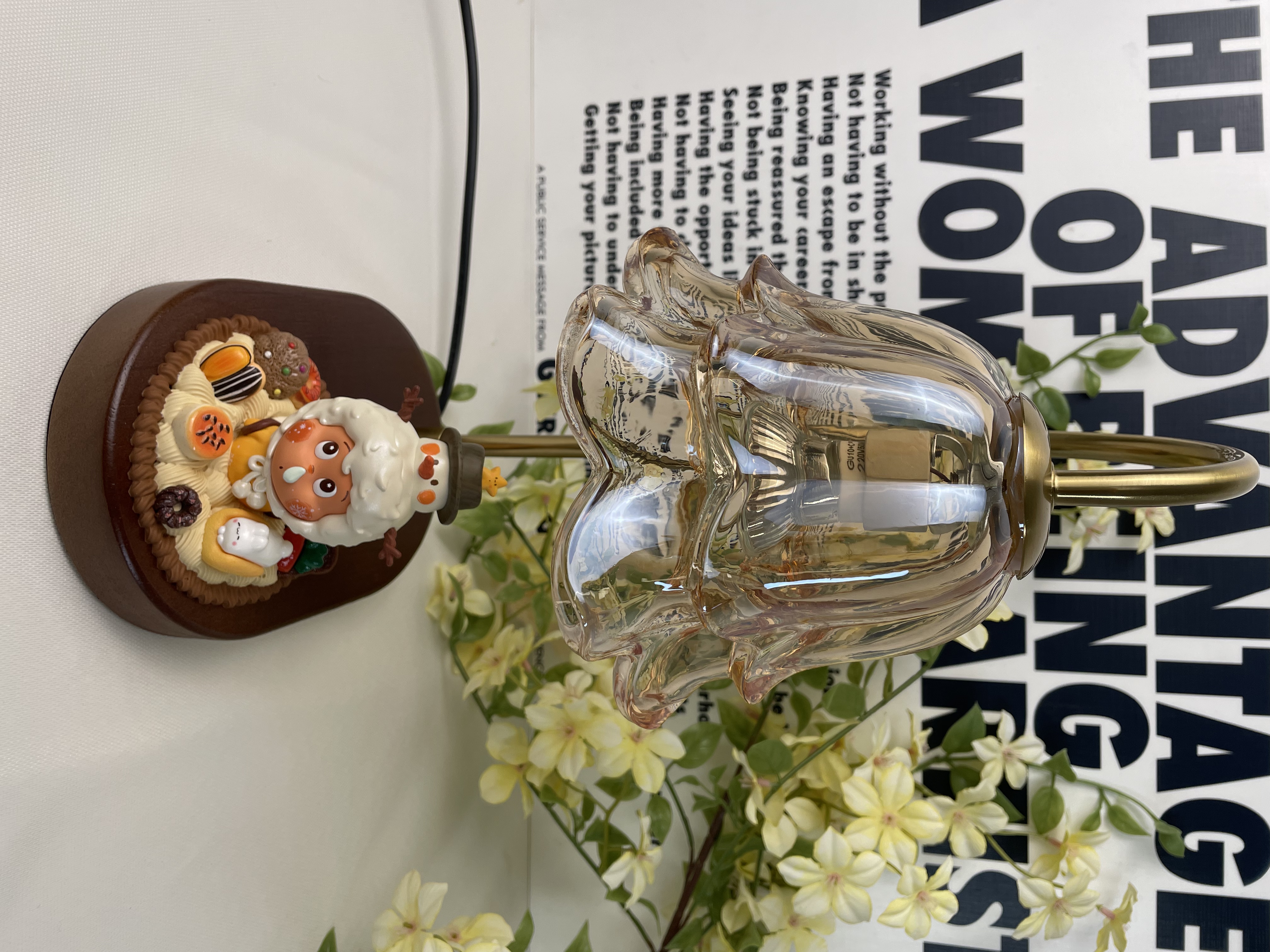 【三个人潮玩】原创奶油胶DIY台灯