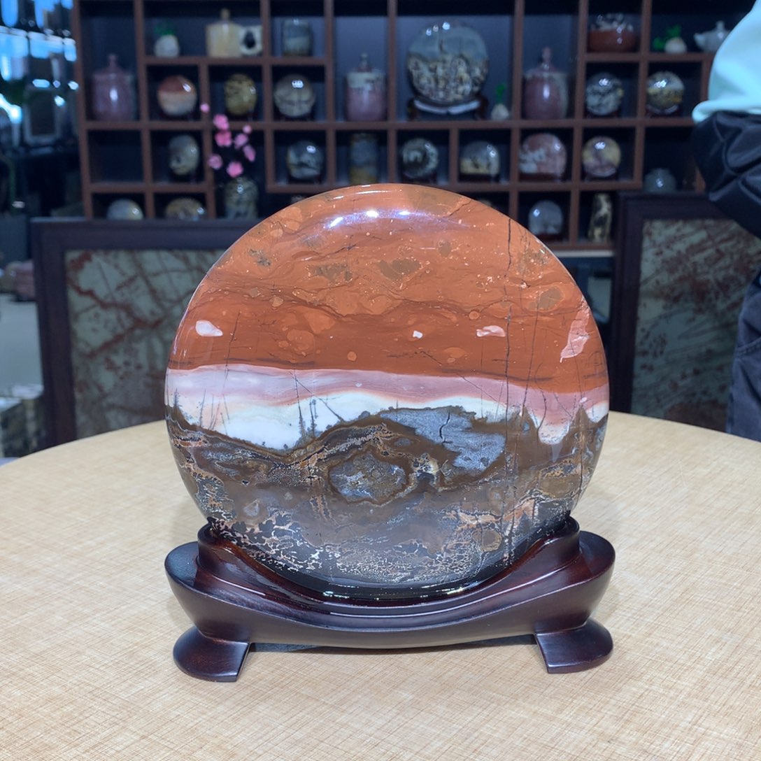 紫砂，广西国画石摆件，收藏观赏