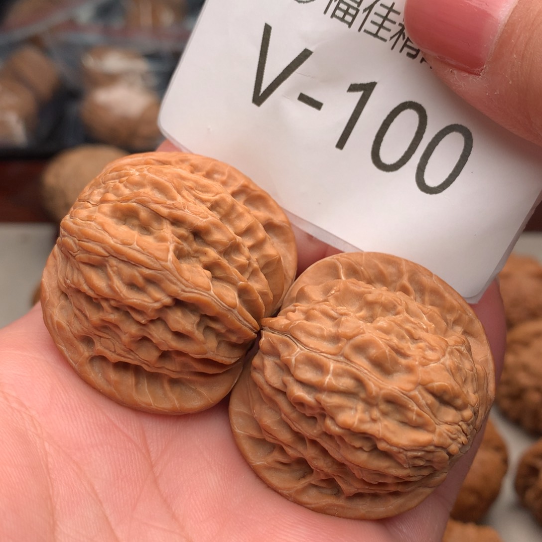 文玩核桃把件39磨盘……..