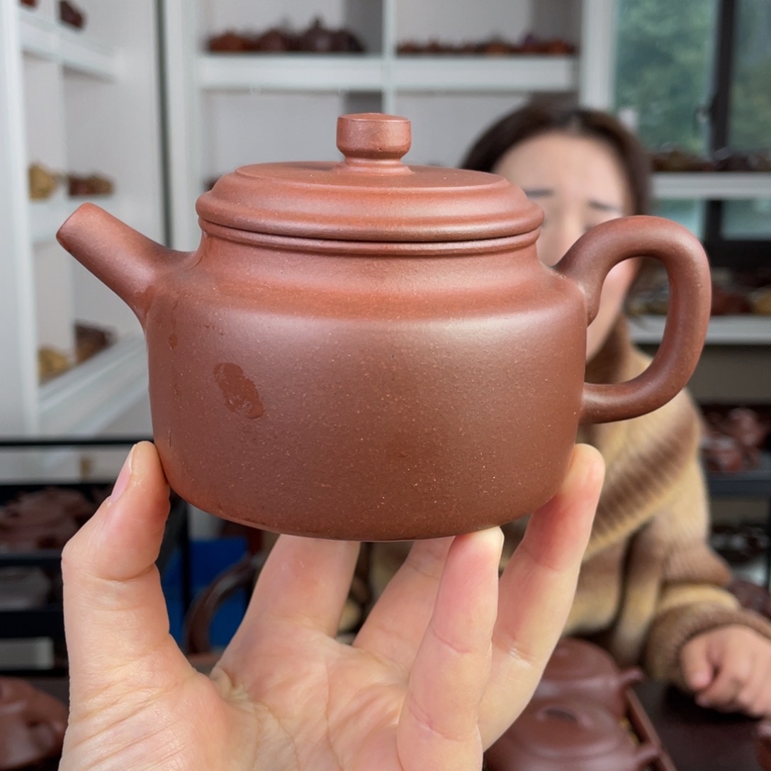 紫砂茶壶底槽清德钟260cc