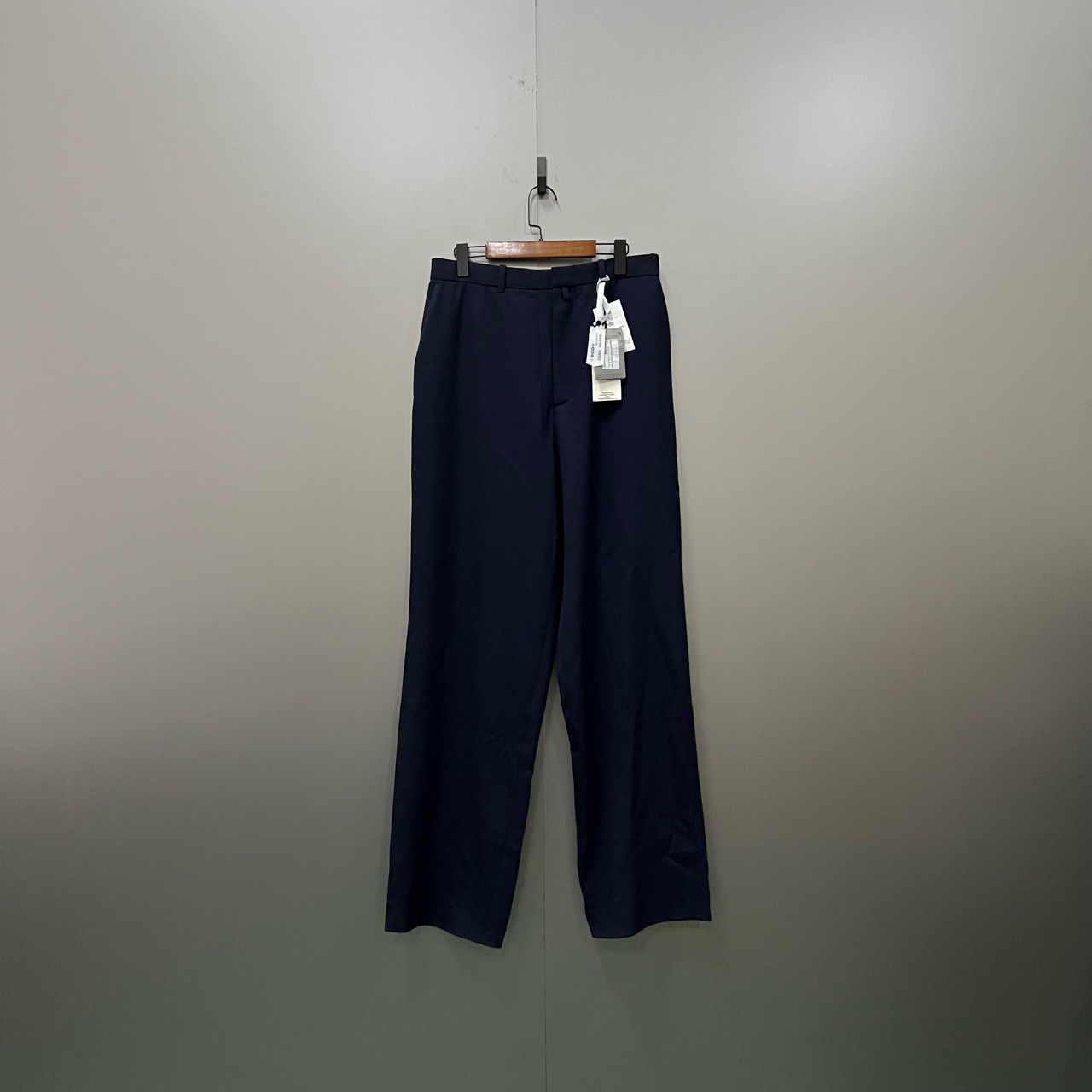 95新 Balenciaga/巴黎世家 a4 巴黎世家藏青色西裤44码001679