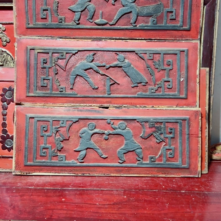 傻***头木木雕工艺品摆件