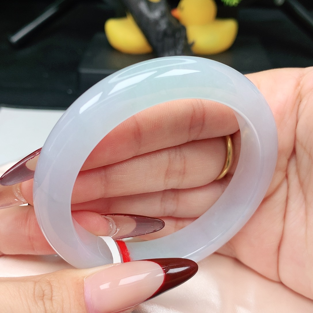 未镶嵌手镯翡翠56-57圈口