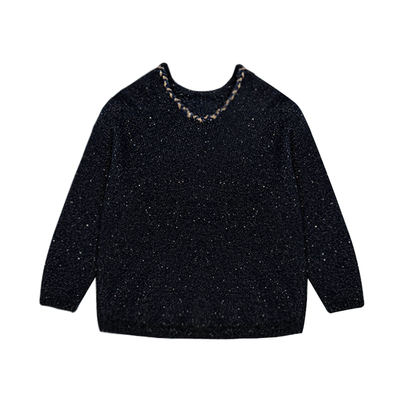 TF【繁夜派对】金丝羊绒小香针织衫