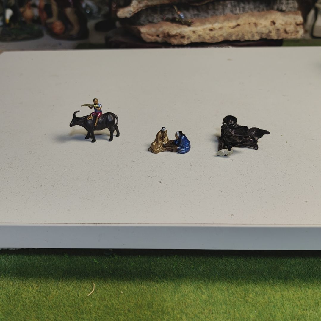 李***超黄铜盆景假山摆件造景摆件