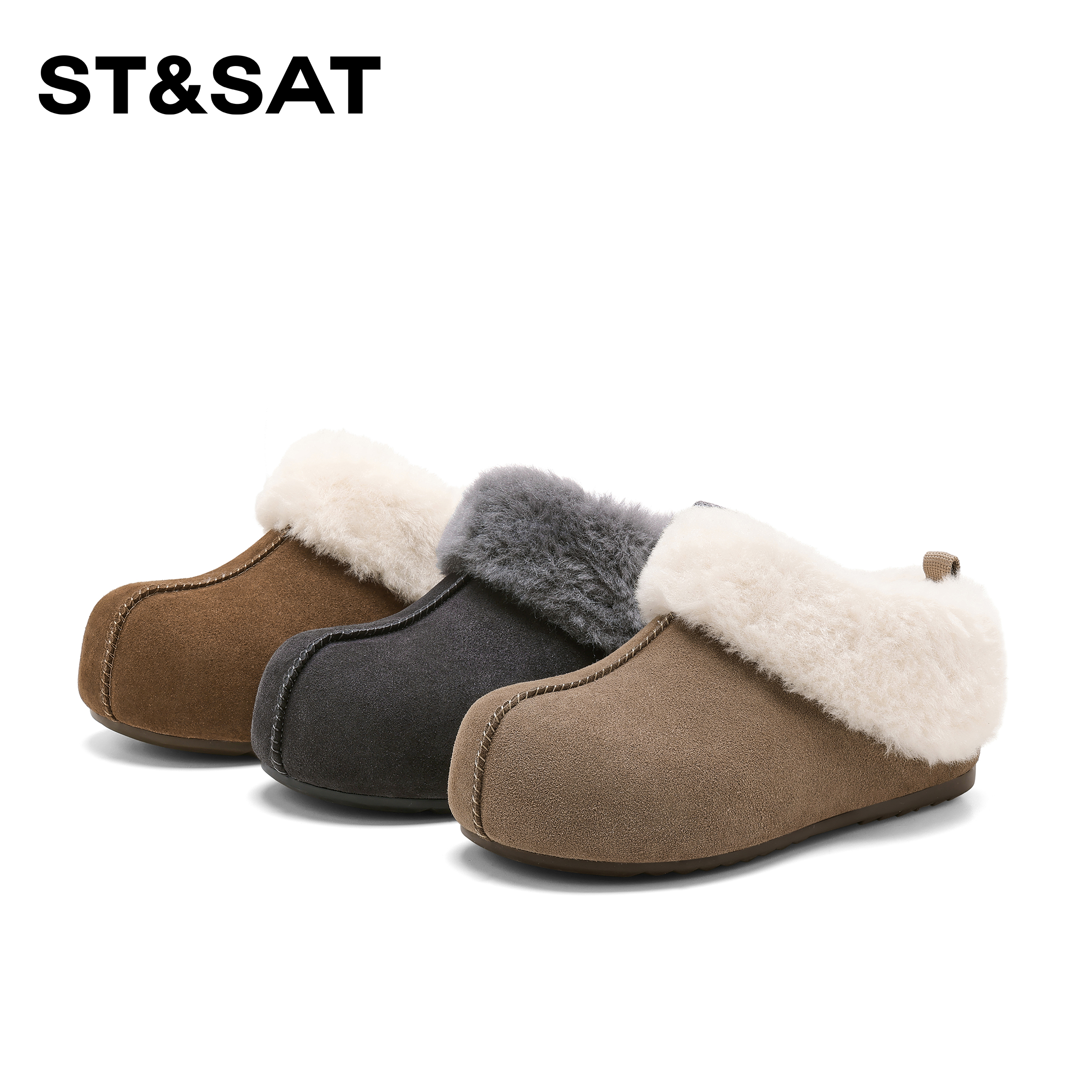 星期六休闲鞋2025冬季新款时尚百搭加绒加厚女鞋