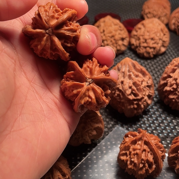 吊坠文玩核桃35mm盘山三棱