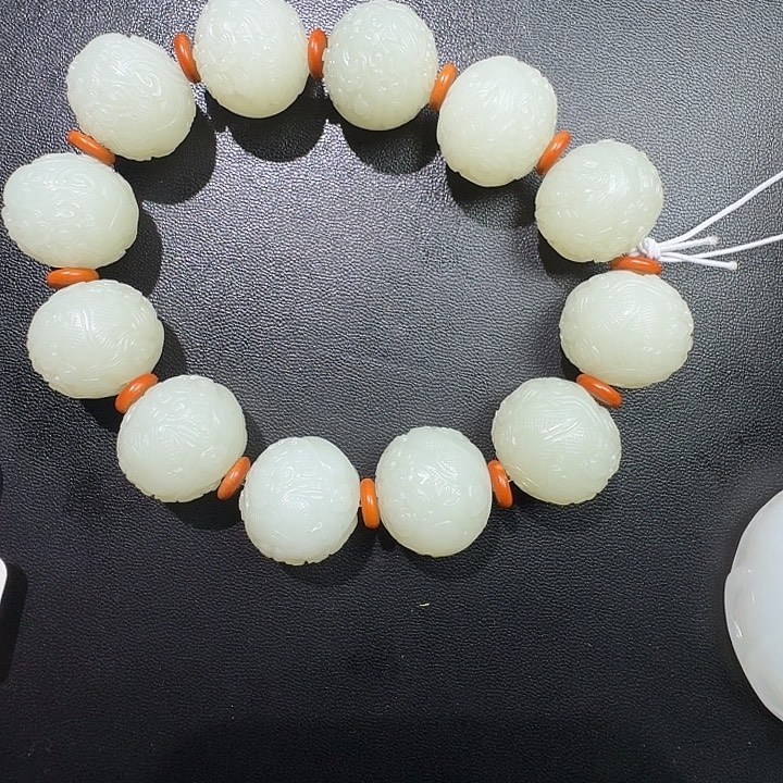 浮***生和田玉未镶嵌挂件