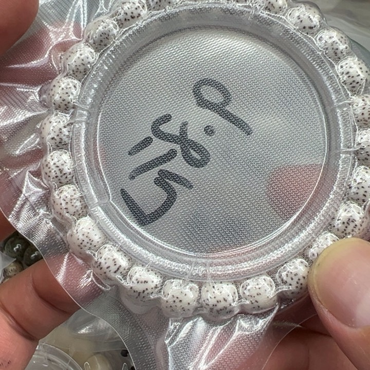 星月菩提手串3入门原脂白星月菩提单圈9×8桶