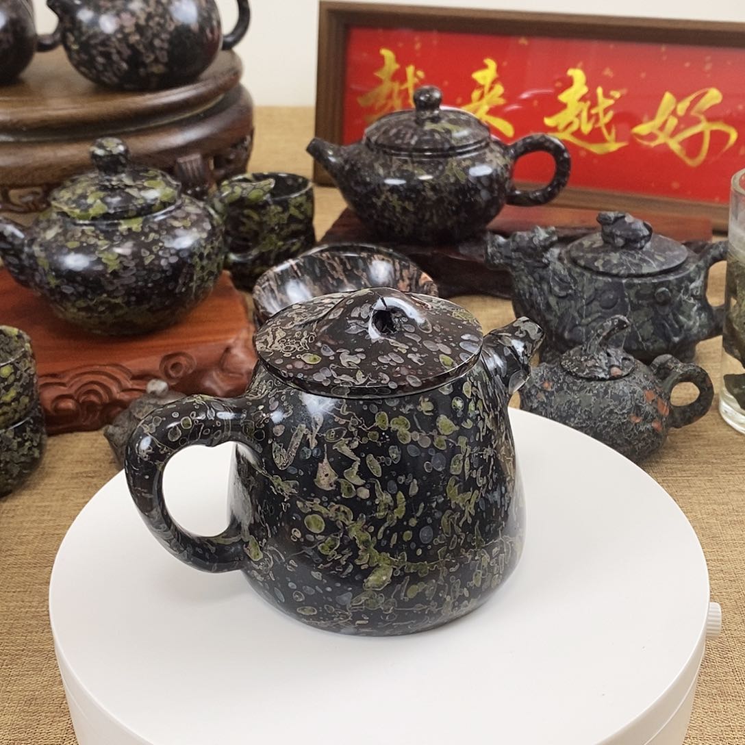 豫石匠梅花玉安山玉老料微瑕不退不换