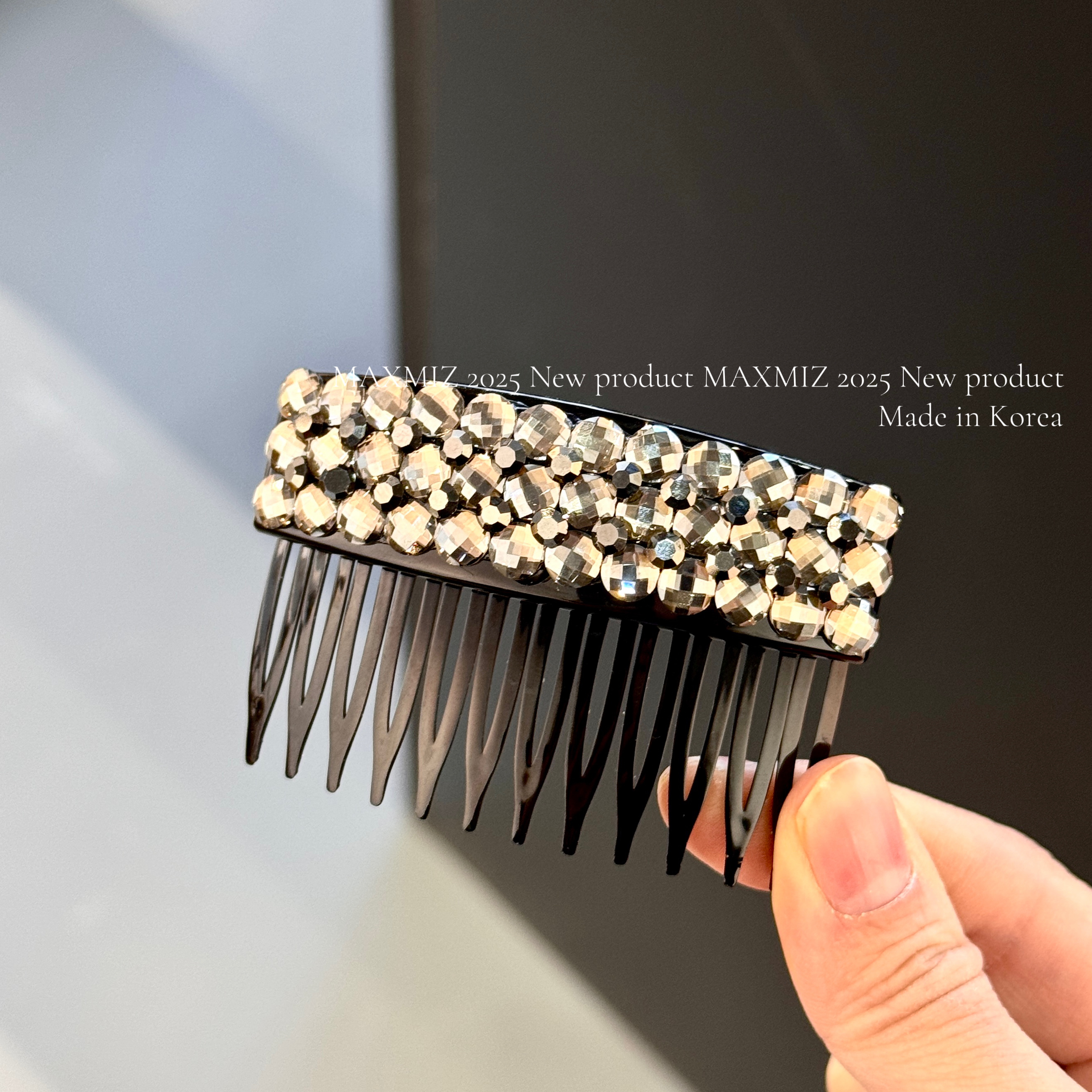 东大门 韩国新款气质复古闪钻齿梳简约百搭 2270