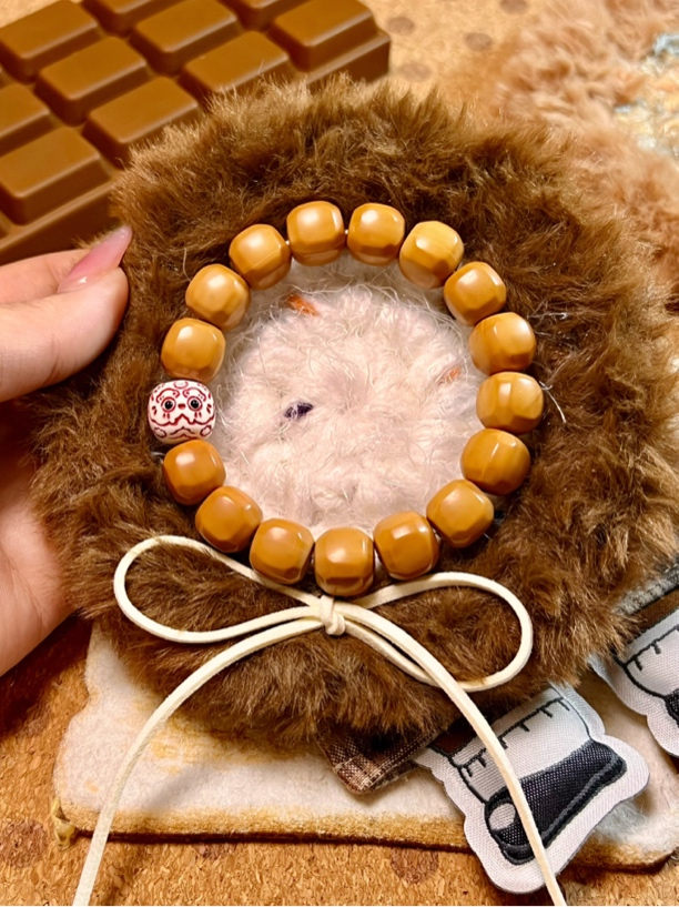 【新春·醒狮】精工雕刻星途六方猴头核桃手串文玩手串