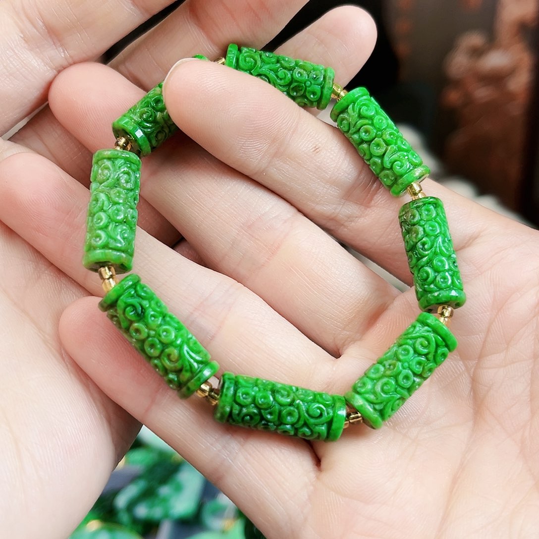 翡翠手链未镶嵌手链