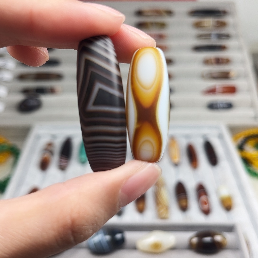 玛瑙/玉髓珠宝半成品未镶嵌强****墨