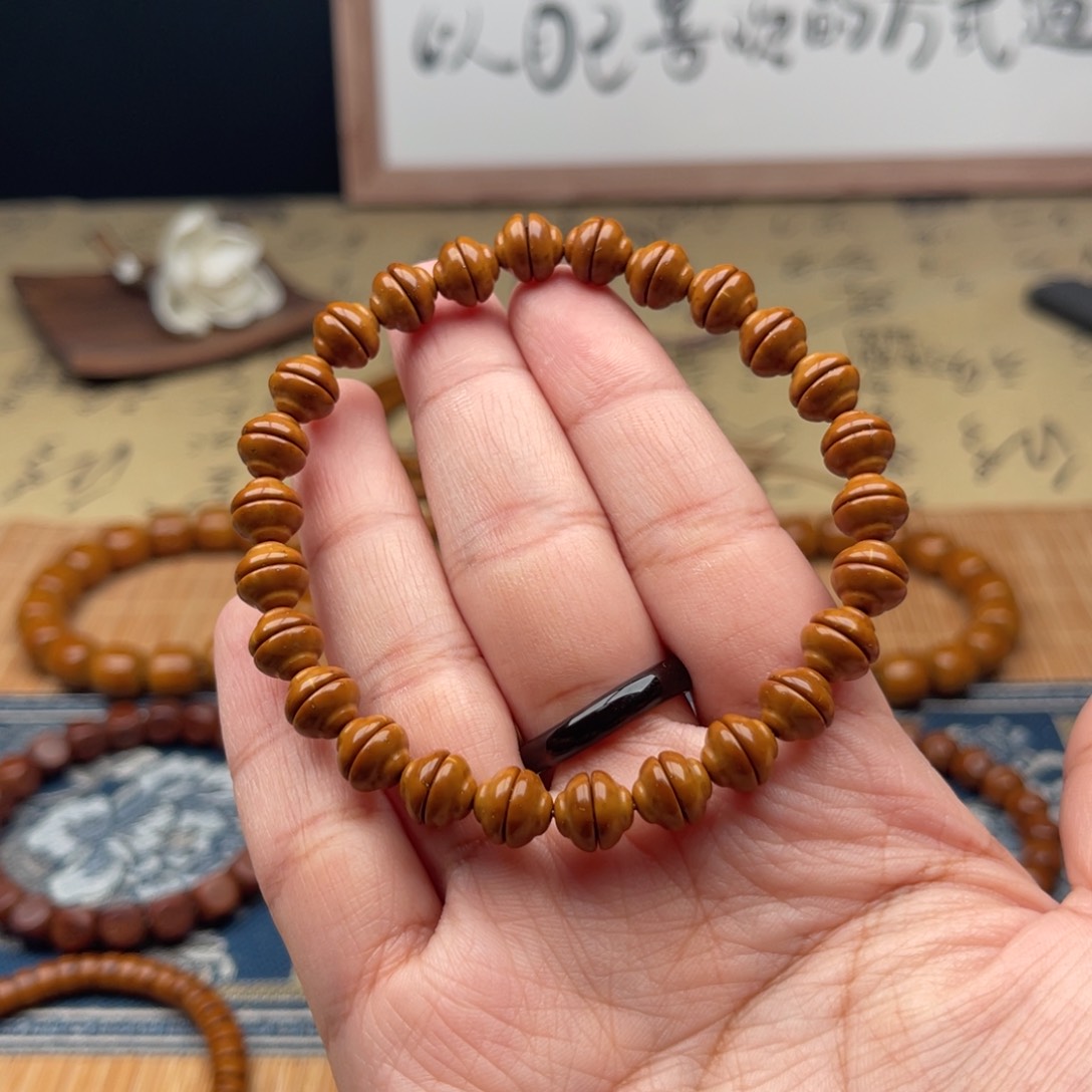 紫金鼠手串纯肉金饭碗8