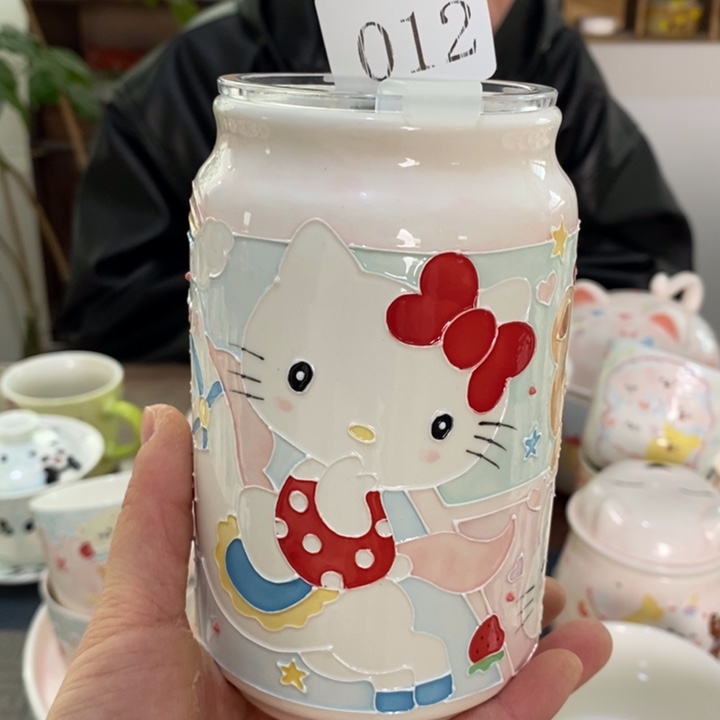 杯景德镇釉下彩手绘