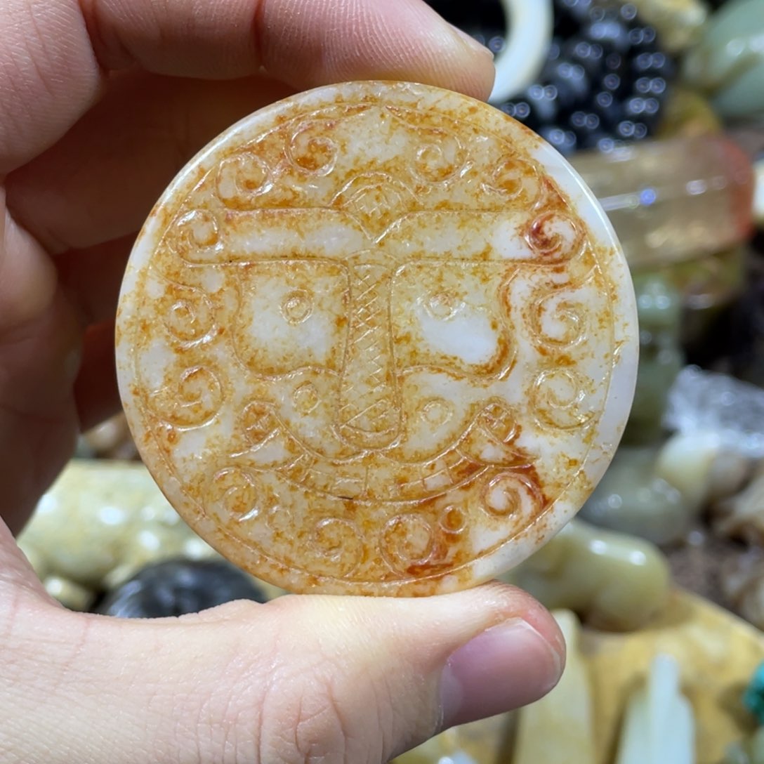 和田玉吊坠(不含链)未镶嵌