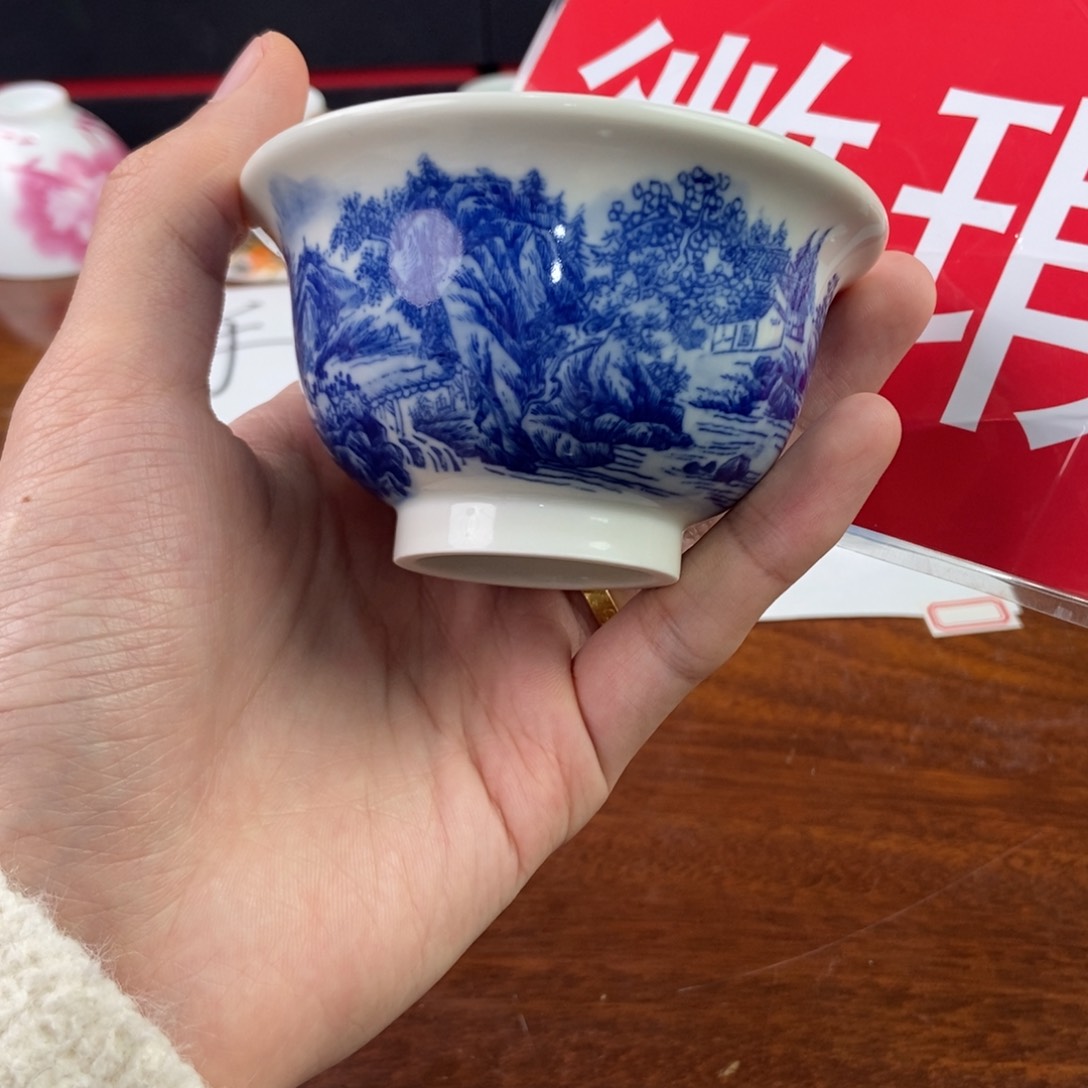 杯景德镇手绘陶瓷艺术