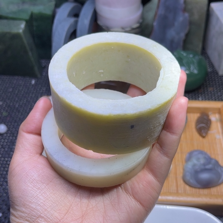 未镶嵌和田玉珠宝半成品天*
