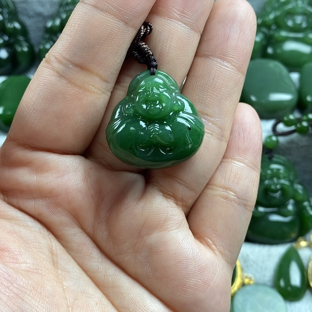 和田玉（碧玉）未镶嵌颈饰25