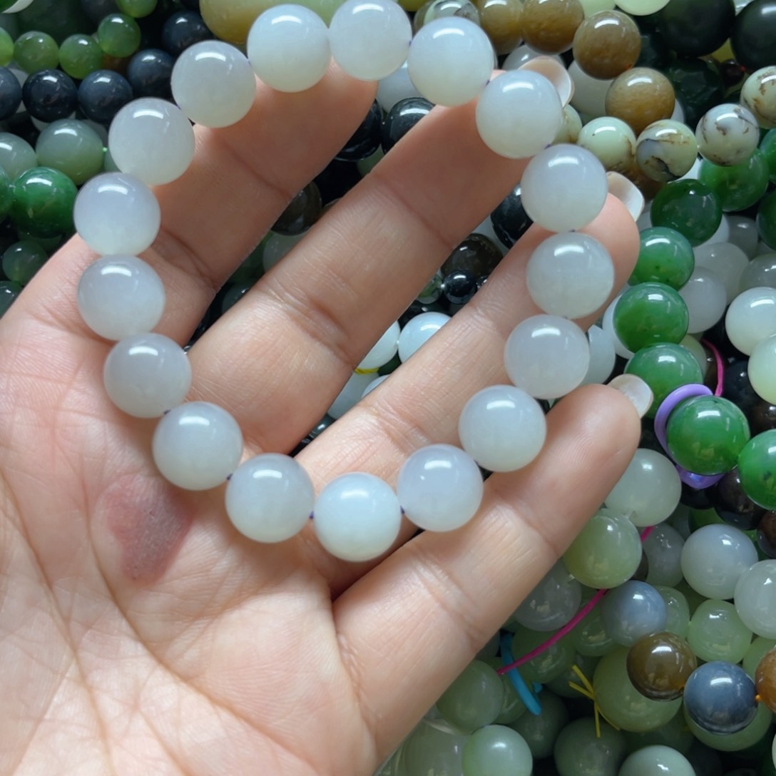 和田玉手链未镶嵌