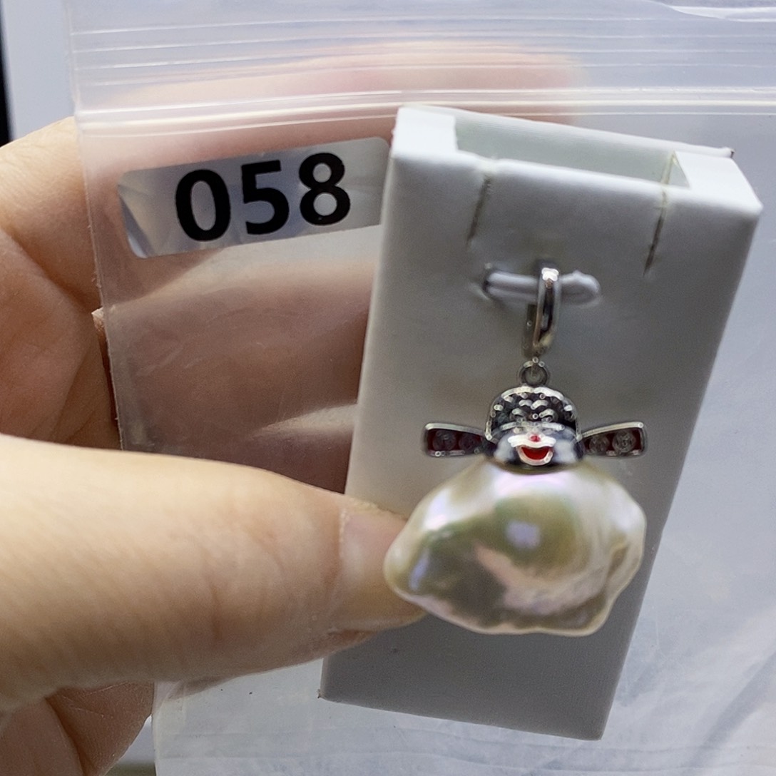 颈饰合金淡水珍珠