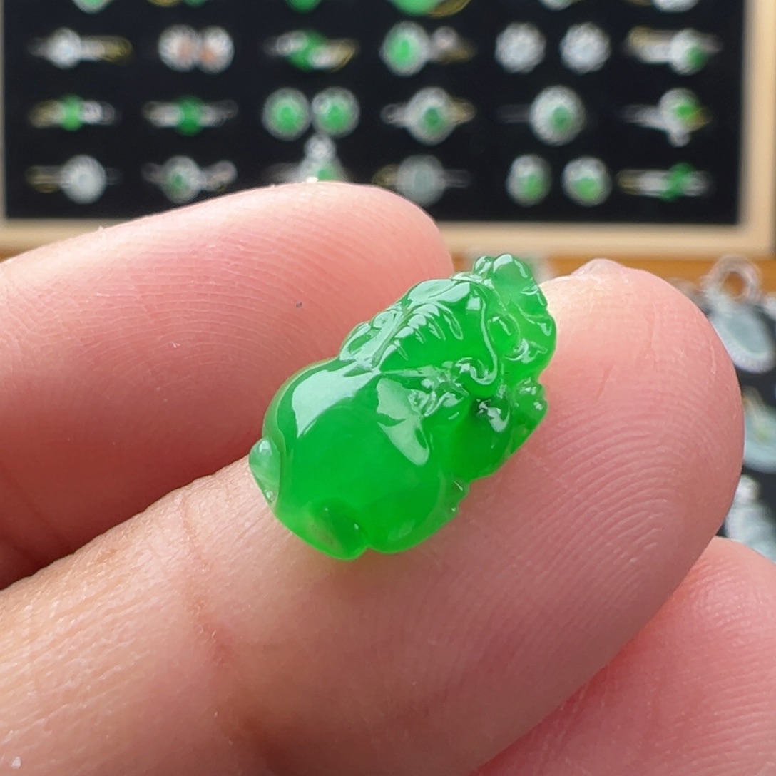 翡翠未镶嵌颈饰貔貅12.1