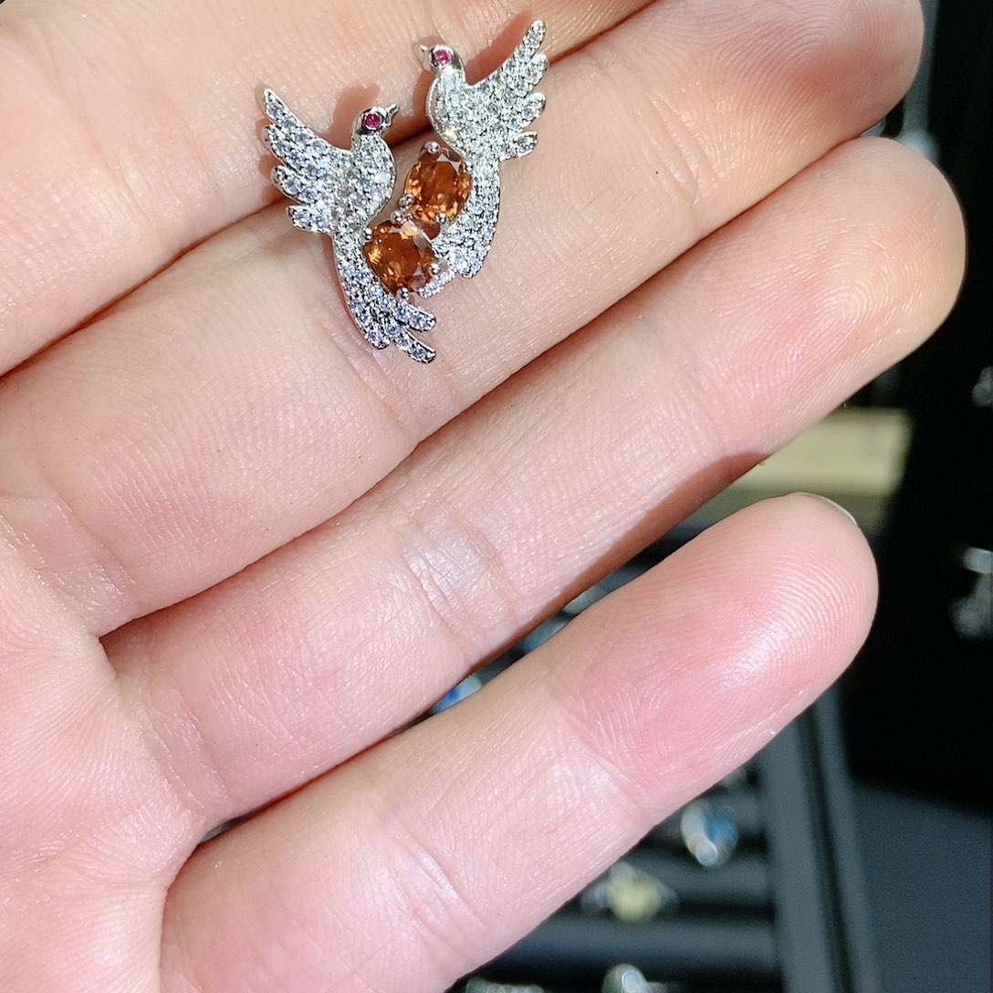 【闪购商品】紫晶珠宝半成品银S925镶嵌