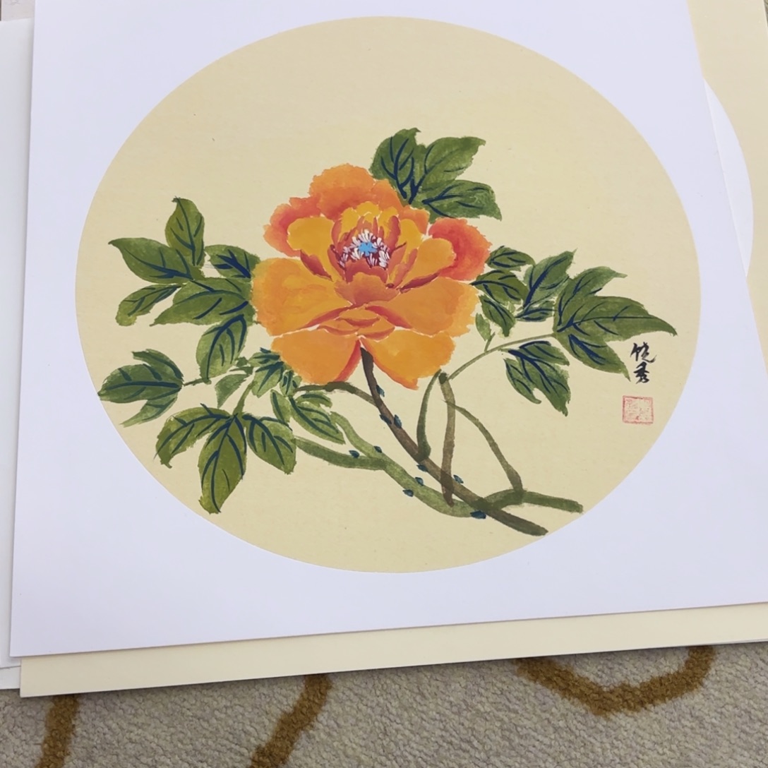 国画38-38卡纸作品艺