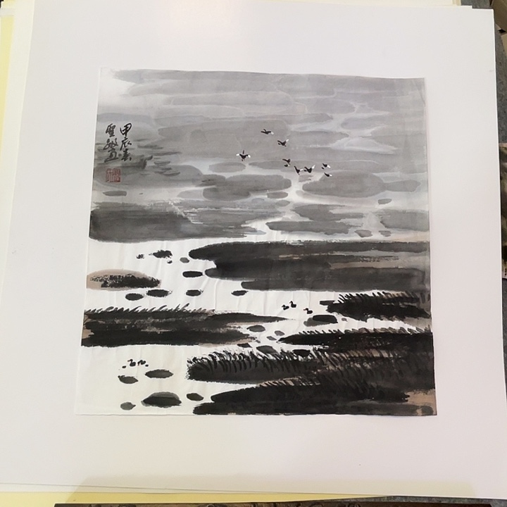 国画张圣敏先生纯手绘作品